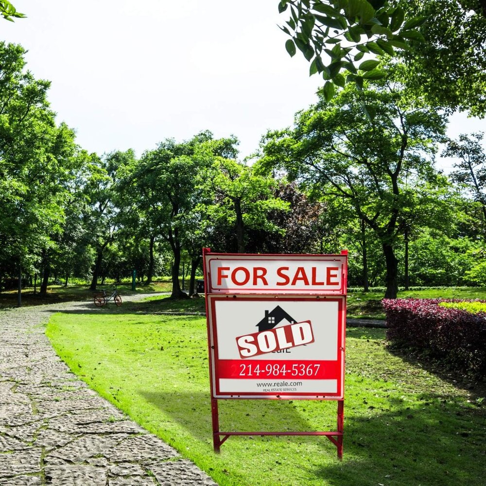 2 PACK Sold Sign Rider for Realtors – Reusable Magnetic Sold Sign Real Estate Ri - Picture 4 of 8